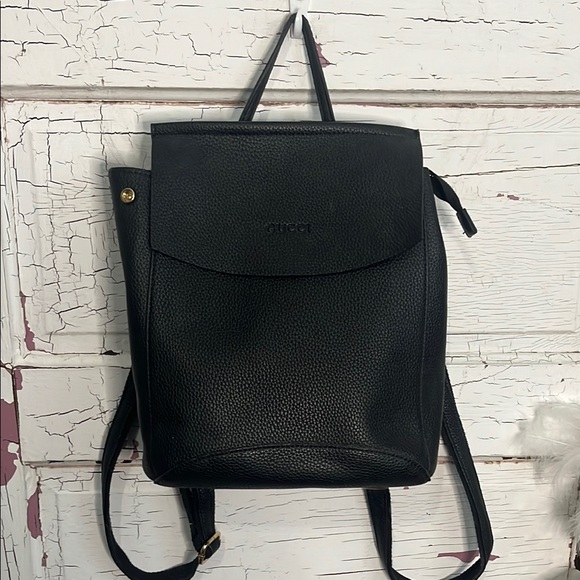 Gucci Black Backpack Sleek Durable Design - Picture 1 of 7